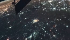 ISS satellite "Time-lapse" recorded missile attack on Kyiv on night of 26-27 December. VIDEO