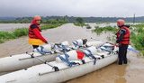 Річка Туринка вийшла з берегів на Львівщині, затоплено село, - МВС. ФОТОрепортаж