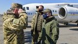 Zelenskyi examines construction of military town in Zakarpattia region. PHOTO