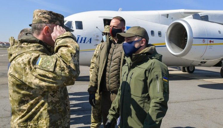 Zelenskyi examines construction of military town in Zakarpattia region. PHOTO