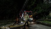 У Києві внаслідок нічної атаки РФ виникла пожежа у квартирі дев’ятиповерхового будинку