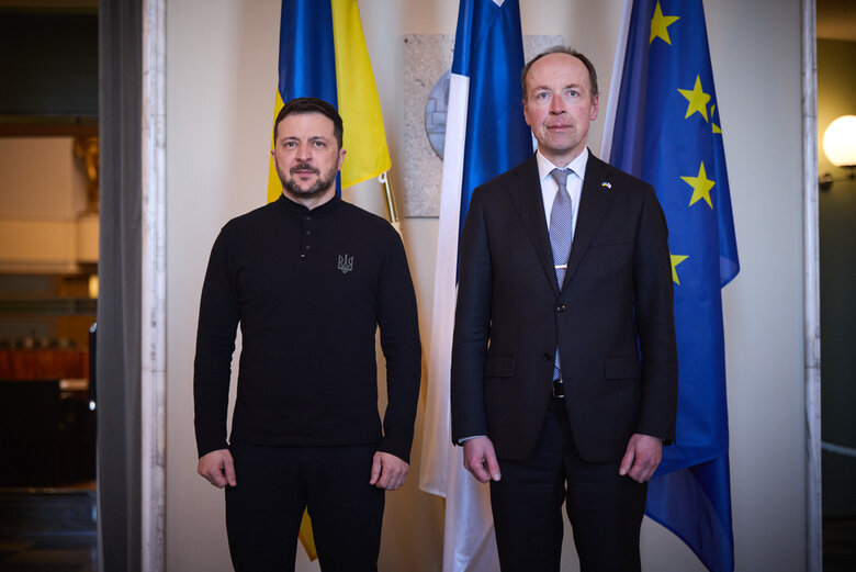 Зеленський у Фінляндії розповів про кроки для справедливого завершення війни