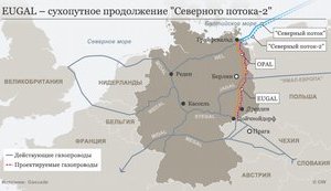 В Германии запустили газопровод для поставок газа из "Северного потока-2"
