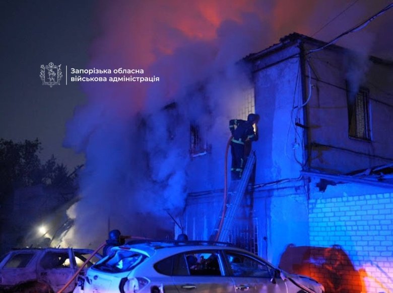 Strikes on Zaporizhzhia