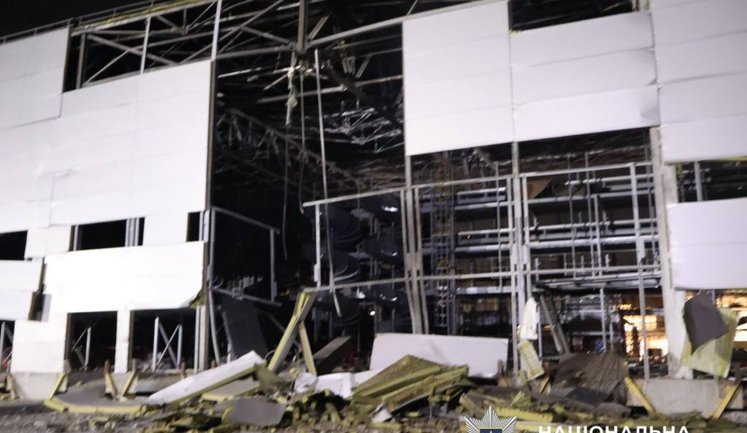 Consequences of Russian strike on Kyiv region: company’s warehouse has been damaged. PHOTOS