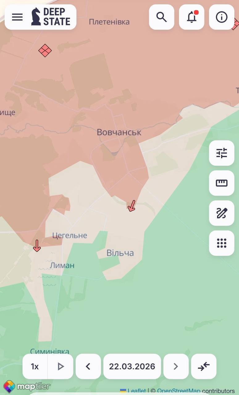 ворог просунувся на Харківщині та Донеччині