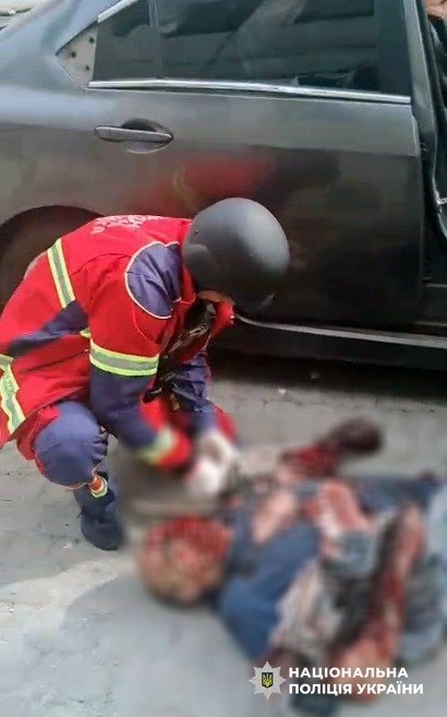 Удар РФ по авто в Херсоні