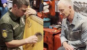 Всесвітньо відомий музикант Стінг заспівав легендарну "Shape of my Heart" під бандуру українського військового Тараса Столяра. ВIДЕО
