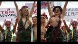 FEMEN – "кремлевским аферистам": "Нихера у вас не выйдет – Украина не Алина, FEMEN не Чапман!". ФОТОрепортаж