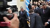 Yanukovych Stumbles on Red Carpet in Odessa. PHOTO