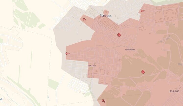 Ворог просунувся в Торецьку, біля Курахового та Новосілки, - DeepState. КАРТИ