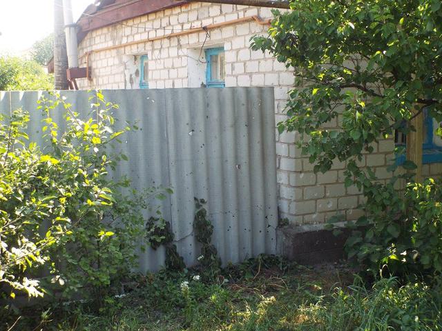 обстрел луганская разрушения станица
