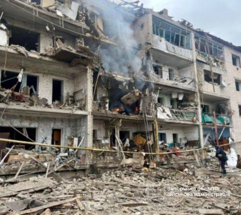 Обстрелы в Запорожье