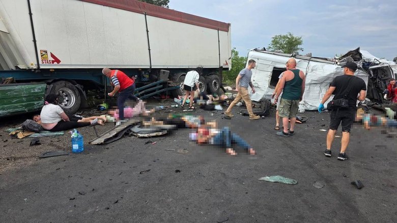 Road accident in the Mykolaiv region
