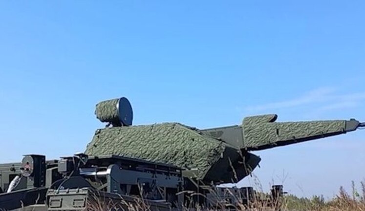 Украинский экипаж германского комплекса ПВО Skynex уничтожает российские ударные беспилотники. ВИДЕО