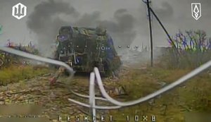 Пілоти 429-ї бригади "Ахіллес" знищили рідкісну машину "ІМР-3" і спалили УАЗ зі штурмовиками всередині. ВIДЕО