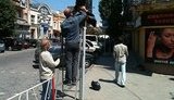На пути следования кортежа Януковича в Мукачево протирают от пыли светофоры и красят турникеты. ФОТОрепортаж