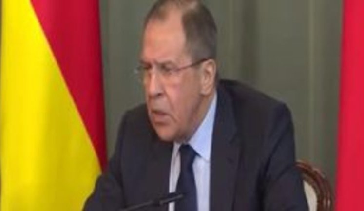 "Армія РФ на Донбасі - ніким не доведений міф, а присутність інструкторів НАТО навіть не приховується", - Лавров. ВІДЕО