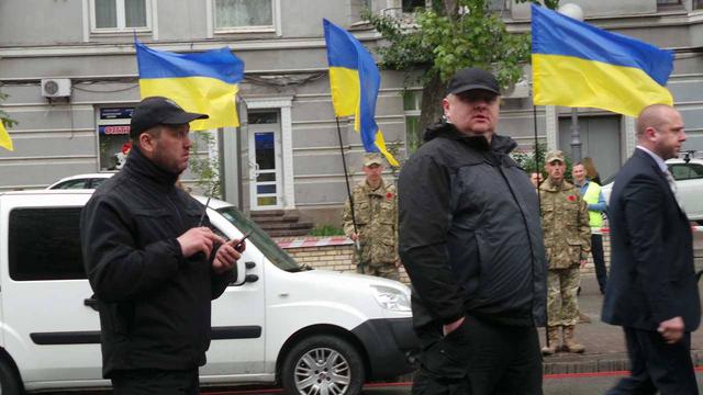 Полиция заблокировала офис ОУН в Киеве 13