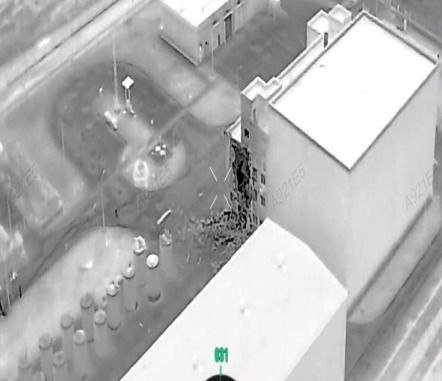 Strike on a nuclear storage facility