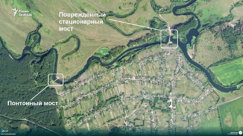 Росіяни побудувала п'яту понтонну переправу через Сейм у Курській області, - ЗМІ