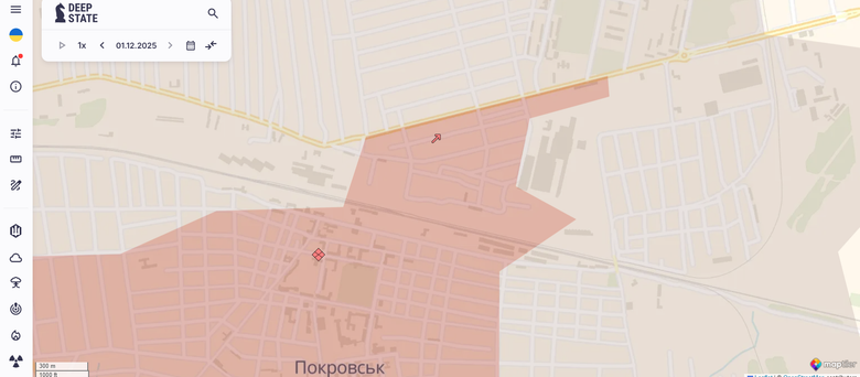Pokrovsk map