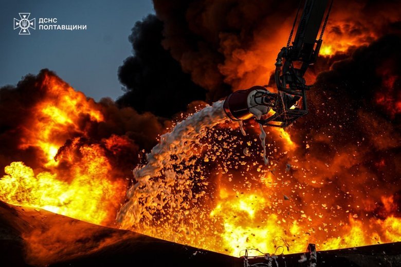 пожежа на Полтавщині