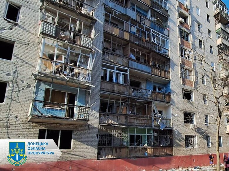 Последствия удара по Дружковке