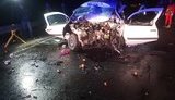 На трассе "Киев-Чоп" столкнулись три автомобиля: двое погибших. ФОТОрепортаж