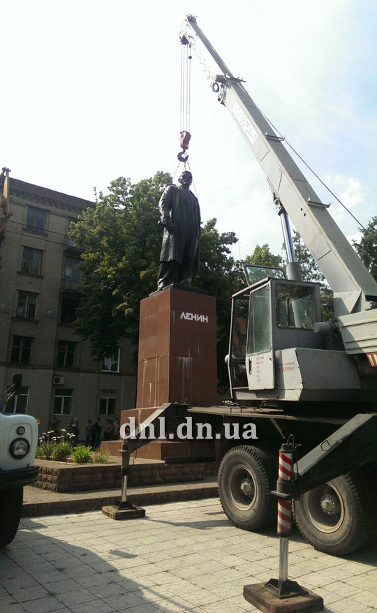 ленин памятник демонтаж дружковка