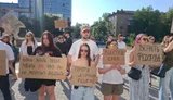 У Франківську вийшли на мітинг проти звільнення міністра оборони Михайла Федорова