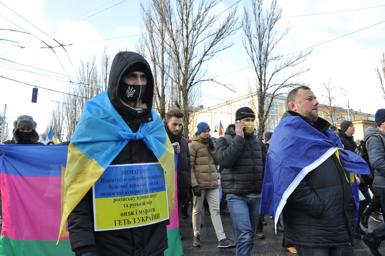Водкі нєт. Ідітє домой, - Марш єдності за Україну відбувся в Києві 13