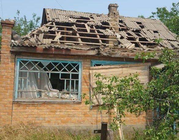 Shelling of the Nikopol region on 3 June