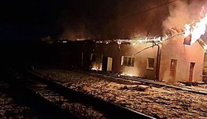 Enemy struck locomotive depot in Kovel. Carriages hit at station in Konotop. PHOTO
