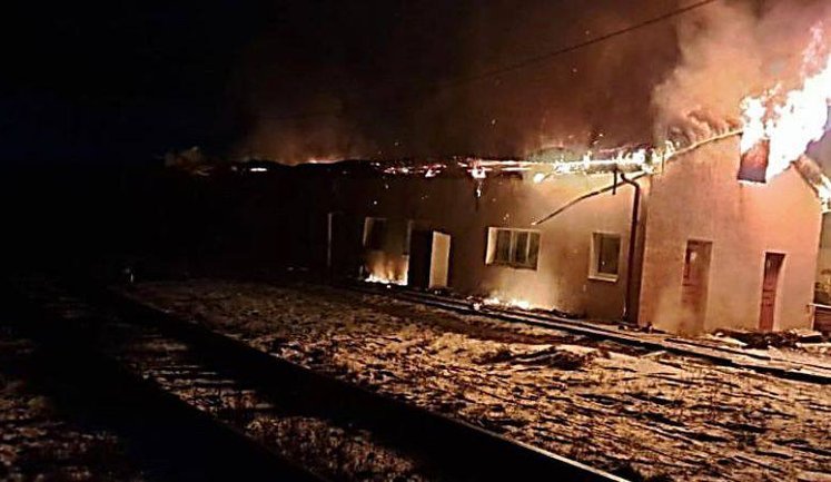 Enemy struck locomotive depot in Kovel. Carriages hit at station in Konotop. PHOTO