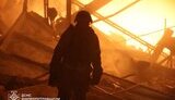 Пожар в Днепре после ракетного удара