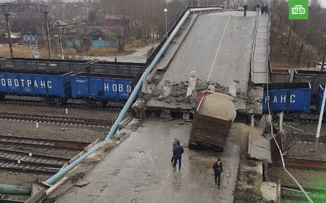Шість мостів завалилося за місяць у РФ 03