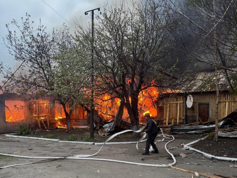 Consequences of shelling in Donetsk region on 29 April 2025