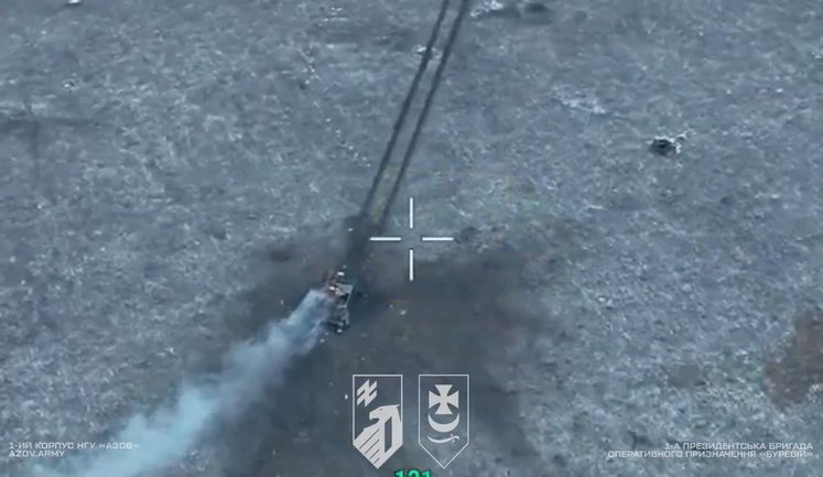 FPV-дрони "Буревію" ліквідували 6 окупантів та 9 одиниць техніки противника. ВIДЕО