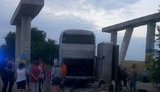 Автобус із дітьми зайнявся на трасі Київ-Одеса. ФОТО
