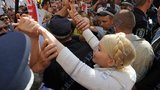 Суд над Тимошенко: протестанты, "Беркут" и Калашников. ФОТОрепортаж