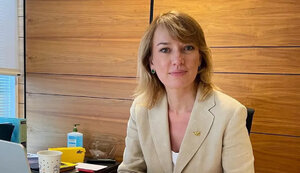 Голова партії Слуга народу Олена Шуляк