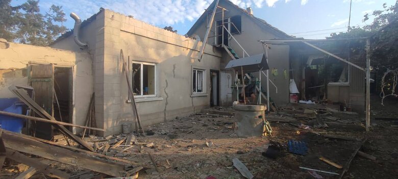 Наслідки російської атаки ударними безпілотниками по Одеському та Ізмаїльському районах