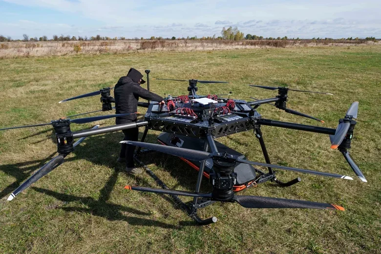 StarGate aerial drone being tested in Ukraine for the evacuation of the wounded