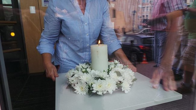 Акція памяті жертв катастрофи MH-17 відбулася під посольством Нідерландів у Києві 13