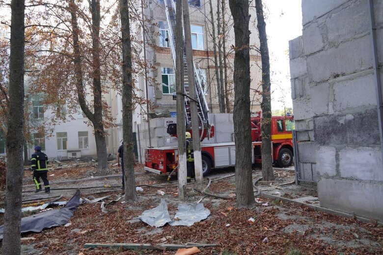 лікарня у Сумах після удару Шахеда