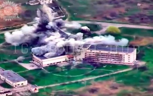 Українська авіація рознесла місце дислокації російських операторів БпЛА. ВIДЕО