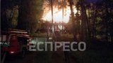 Ресторан горит на выезде из Киева. ВИДЕО+ФОТОрепортаж