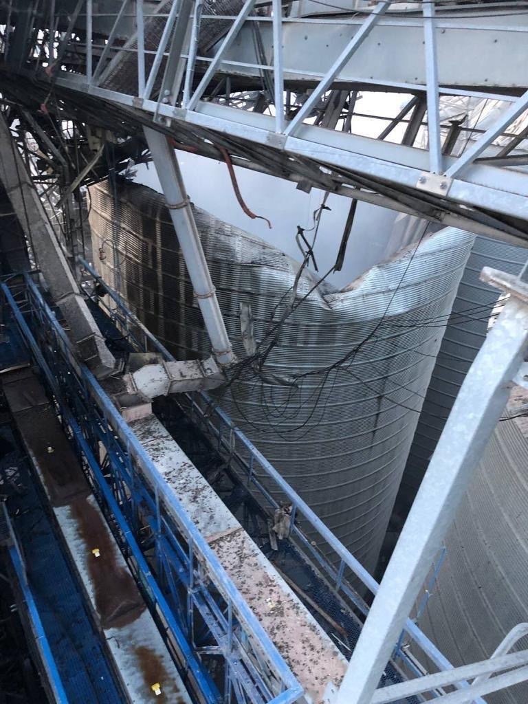 Наслідки атаки РФ на зернові термінали та інфраструктуру в портах Одеса і Чорноморськ 05