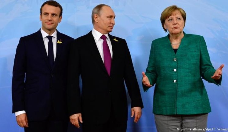 Меркель, Путін і Макрон заявили про необхідність дотримання перемир'я на Донбасі. ФОТО